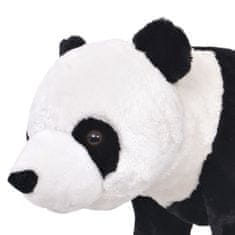 Vidaxl Stoječa plišasta panda XXL črna in bela