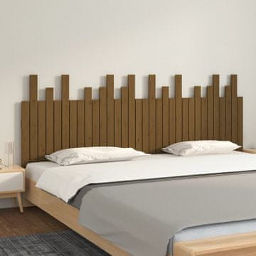 Vidaxl vidaXL Vzglavje postelje 204x3x80 cm masivni borov les