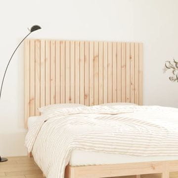 Vidaxl vidaXL Vzglavje postelje 159,5x3x110 cm masivni borov les
