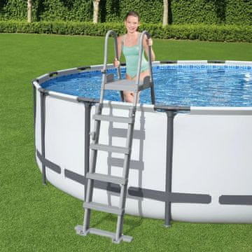 Bestway Bestway Flowclear 4-stopenjska bazenska lestev, 132 cm