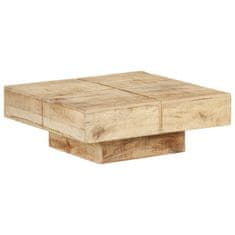 Vidaxl Klubska mizica 80x80x28 cm trden mangov les