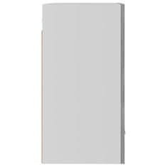 Vidaxl Viseča omarica 2 kosa betonsko siva 50x31x60 cm iverna pl.