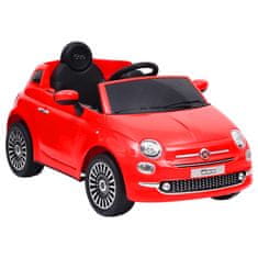 Greatstore Otroški električni avtomobil Fiat 500 rdeč