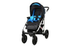 Babylux Largo Black Aqua | 2v1 Kombinirani Voziček kompleti | Otroški voziček + Carrycot