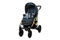 Babylux Largo Magic Grey | 2v1 Kombinirani Voziček kompleti | Otroški voziček + Carrycot