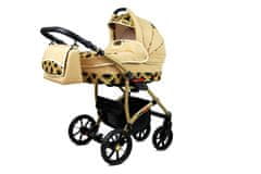 Babylux Largo Gold Rainbow | 2v1 Kombinirani Voziček kompleti | Otroški voziček + Carrycot