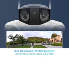 Reolink Duo Floodlight kamera, WiFi, 4K UHD, IR, IP66, LED reflektorji