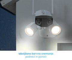 Reolink Duo Floodlight kamera, WiFi, 4K UHD, IR, IP66, LED reflektorji