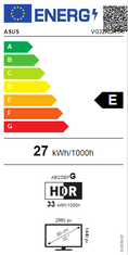 ASUS TUF Gaming VG32AQA1A monitor, WQHD, VA (90LM07L0-B02370)
