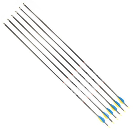 Yate Set karbonskih puščic CARBON 32/1200 - 6 kosov