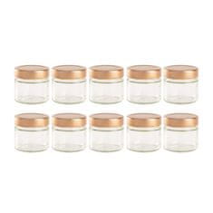 ROOSTERHOME Kozarec za shranjevanje z navojem 212ml bakren 10-set