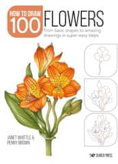 Rayher.	 Knjiga Draw 100 Flowers