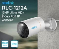 Reolink RLC-1212A IP kamera, PoE, 12MP UHD+, IP66, IR