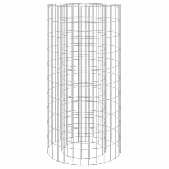 Vidaxl Gabionsko kurišče Ø 50 cm pocinkano železo