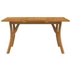 Vidaxl Vrtna miza 150x90x75 cm trden akacijev les