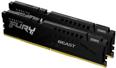 Kingston Fury Beast Black pomnilnik (RAM), 16GB (2x8GB), 5600MT/s, DDR5, CL38 (KF556C36BBEK2-16)