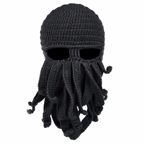 Northix Balaclava, Octopus - črna