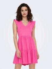 ONLY Ženska obleka ONLMAY Regular Fit 15226992 Shocking Pink (Velikost M)
