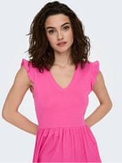 ONLY Ženska obleka ONLMAY Regular Fit 15226992 Shocking Pink (Velikost M)