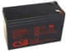 Long Svinčen akumulator CSB 12V 7,2Ah (12V/7,2Ah - Faston 250)