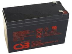 Svinčen akumulator CSB 12V 7,2Ah (12V/7,2Ah - Faston 250)