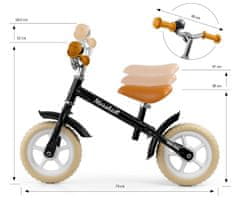 MILLY MALLY Marshall Black Balance Bike