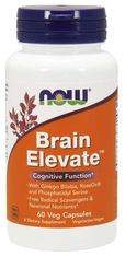 NOW Foods Brain Elevate, 60 zeliščnih kapsul