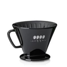 Kela Filter za kavo porcelan Excelsa L črn KL-12493