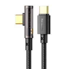Mcdodo Kotni kabel Prism USB na USB-C CA-3401, 100 W, 1,8 m (črn)