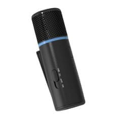 slomart brezžični mikrofon tiktaalik mic+ (črn) - Odprta embalaža