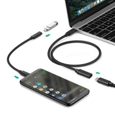 Ugreen Podaljšek za kabel USB-C 3.1 0,5 m črn
