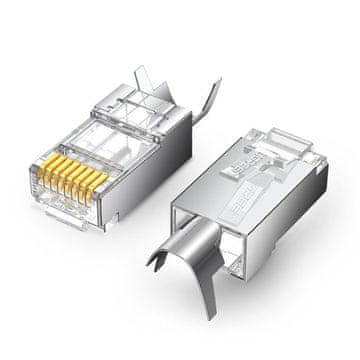 Ugreen RJ45 8P8C Cat 6A / 7 modularni vtič - KIT 10 kosov.