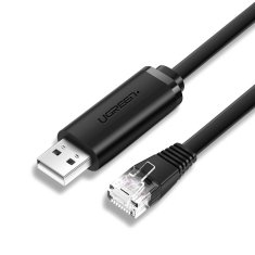 Ugreen konzolni kabel usb - ethernet rj45 1,5 m črn (cm204)