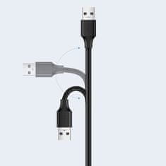Ugreen Podaljšek adapter za kabel USB 2.0 50 cm črn