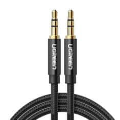 shumee Kabel audio kabel 2x mini jack 3,5mm 2m črn