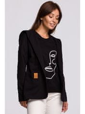 BeWear Ženska majica s kapuco Gyil B180 črna XL