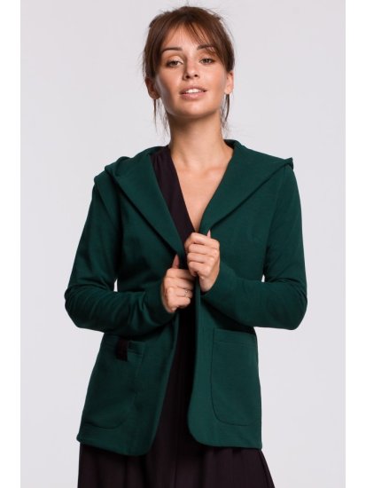 BeWear Ženska majica s kapuco Gyil B180 temno zelena