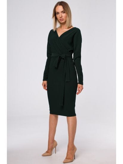 BeWear Ženska mini obleka Gyengi M523 zelena
