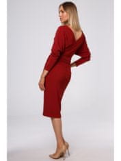 BeWear Ženska mini obleka Gyengi M523 rdeča XXL