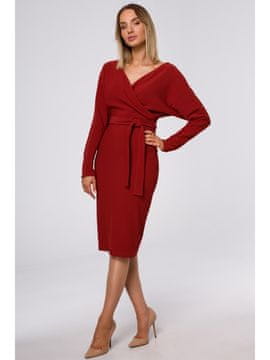 BeWear Ženska mini obleka Gyengi M523 rdeča
