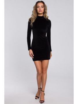 Made of Emotion Ženska mini obleka Lamaa M558 črna