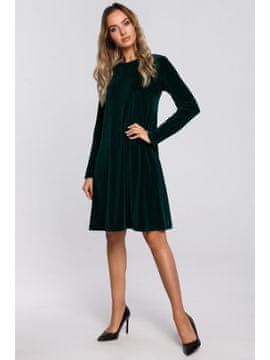 Made of Emotion Ženska obleka za prosti čas Duga M566 zelena