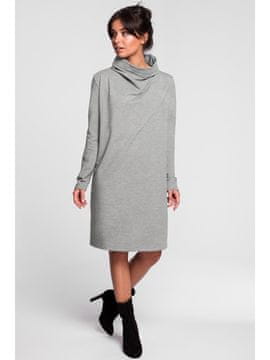 BeWear Ženska midi obleka Hendrych B132 siva