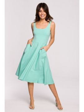 BeWear Ženska midi obleka Zoltosteon B218 kovnica