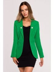 Made of Emotion Ženski blazer Legshey M665 zelena XXL