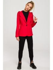 Made of Emotion Ženski blazer Damchoe M691 rdeča L