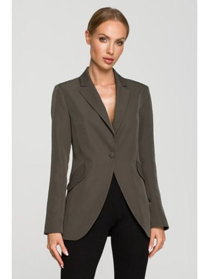 Made of Emotion Ženski blazer Lorri M701 kaki
