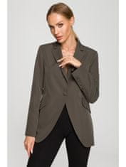 Made of Emotion Ženski blazer Lorri M701 kaki XL