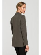 Made of Emotion Ženski blazer Lorri M701 kaki XL