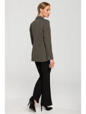 Made of Emotion Ženski blazer Lorri M701 kaki XL